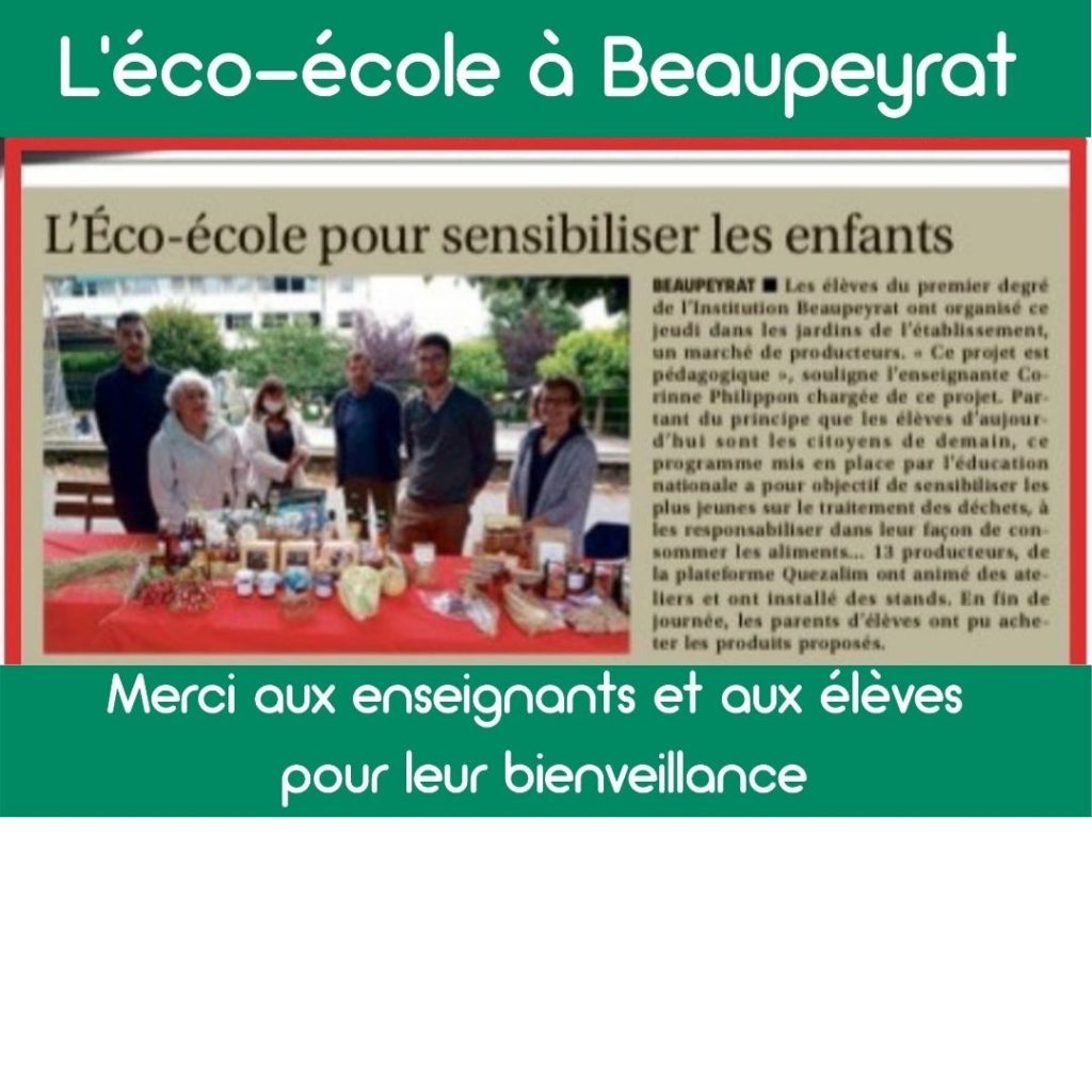 L'éco-école à Beaupeyrat