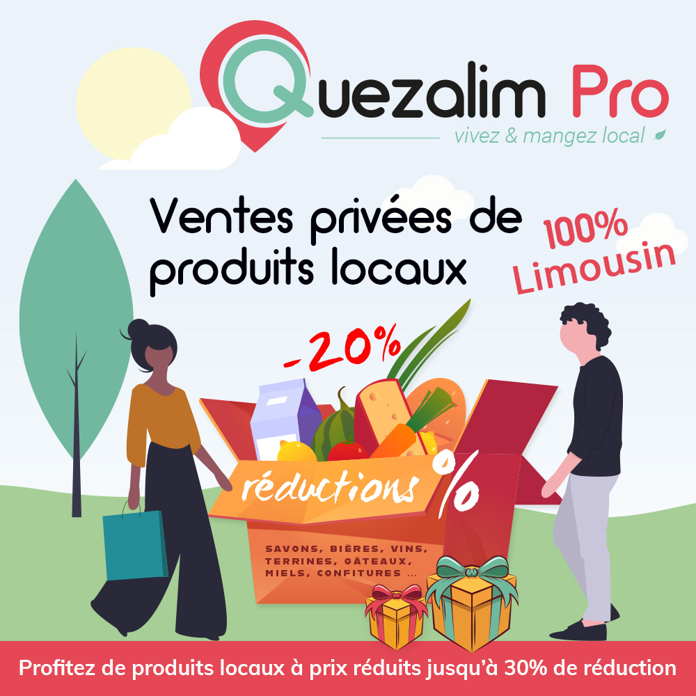 Quezalim Pro Ventes Privées, profitez de réductions sur les produits locaux