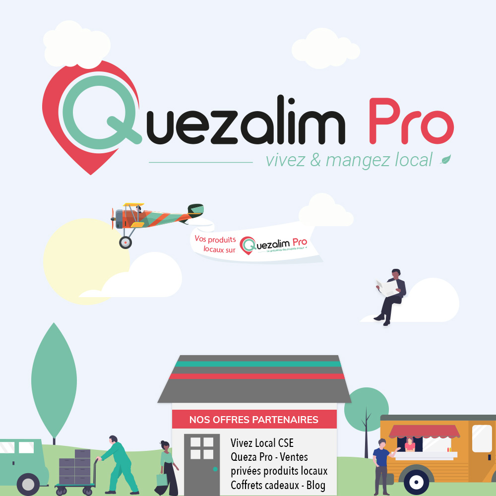 Quezalim Pro, spécialiste des produits locaux, producteurs, blog, tout est local
